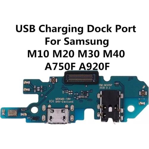 USB Charging Dock Port Socket Jack Connector Charge Board Flex Cable For Samsung M10 M20 M30 M40 M105F A7 A9 2018 A750F A920F