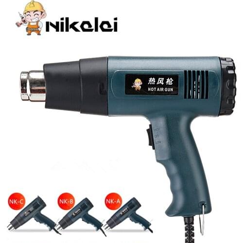 2000W AC 220V Electric Hot Air Gun Temperature-controlled Heater Welding Tools Temperature Adjustable with Nozzle power tools