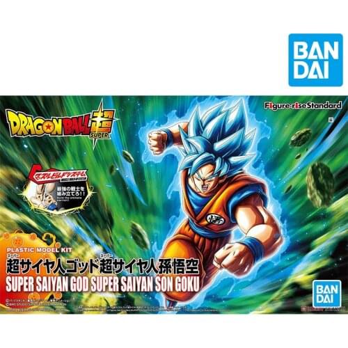 Bandai Dragon Ball Anime Figure-rise Standard Super Saiyan Son Goku Assembled Model Collection Decoration Children Toy