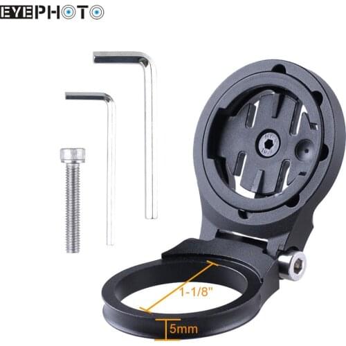 Bike Stem Mount Computer Holder Support for Garmin Edge 25/200/500/510/520/800/810 GPS Cycling Computer 1-1/8" Bike Stem Mount