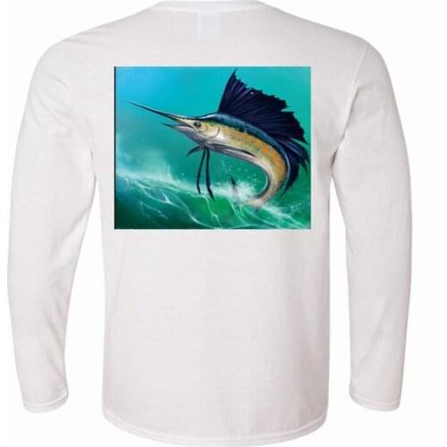 Wholesale Cheap Custom Design Long Sleeve Round Collar Shirt Fast Drying Breathable Comfort Outdoor Fishing Clothes