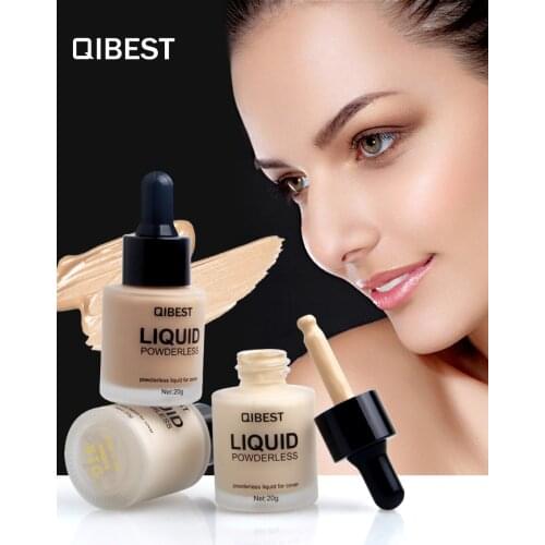 Base Face Liquid Foundation CreamFull Coverage Long Wear Moisturizer Oil Control Concealer Face Makeup Foundation