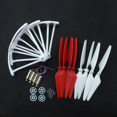 Propeller + gear + bearings + motors + guard Spare Parts kit for Hubsan H502S H502E RC Drone Quadcopter