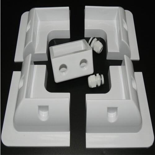PV RV Plastic Solar Panel Mounting Bracket Kits ABS PV Plastic Bracket for Motorhome RV Caravan
