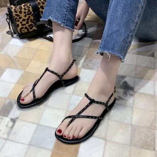 Sandals women shoes sandalias mujeres sandales zapatos mujer buty damskie summer fashion casual gladiator black sandale femme
