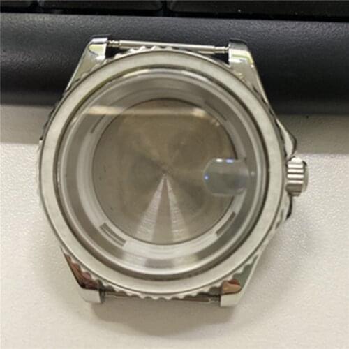 Replacement 40MM Stainless Steel Watch Case for Miyota 8215 8200 821A Automatic Mechanical Movement for Mingzhu 2813 Movements
