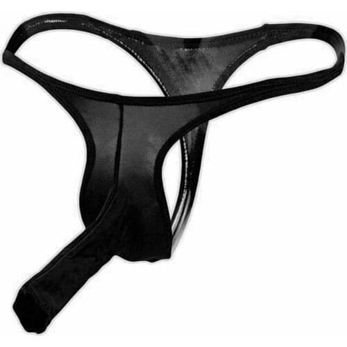 Mens T-back G-string Micro Thong Hot Erotic Sexy Underwear Mens Soft Sleepwear Temptation Sexy Lingerie Porno Jockstrap Briefs