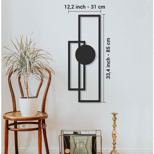 TRİDENT 2 METAL WALL TABLE DECOR STYLISH DESIGN MODERN LUXURY BOARD