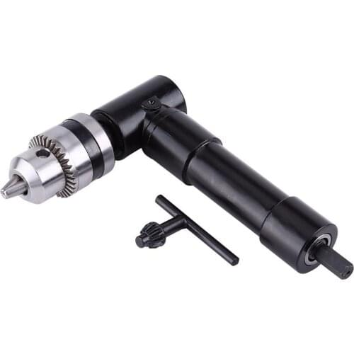 Angled Adapter 90 Degree Right Angle Electric Drill Adapter 8mm Hex Shank Turning Device 1mm-10mm Attachment Rotary Tools
