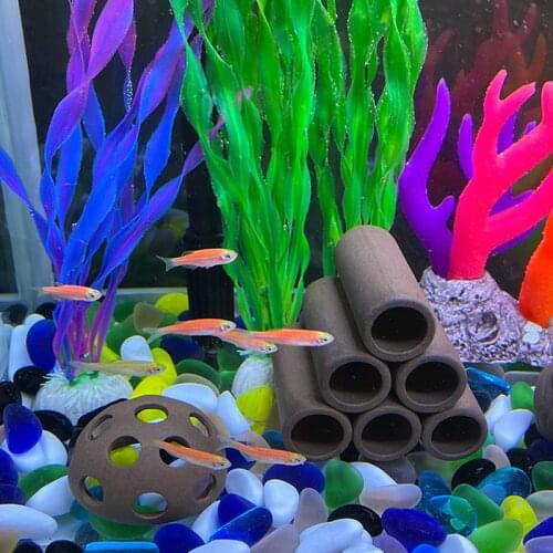Fish Tank Landscaping Aquarium Shelter Ceramic Decoration Hiding Cave