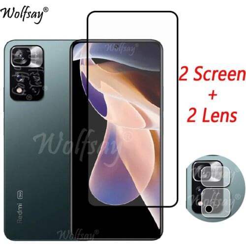 Wolfsay Screen Protectors For Xiaomi Redmi Note 9 Pro 5G