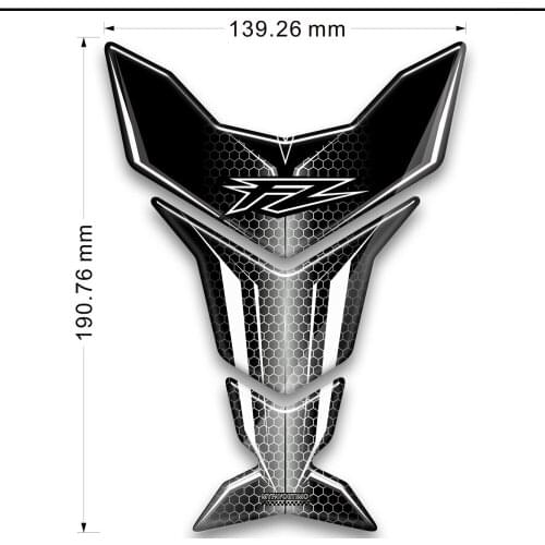 Motorcycle Tank Pad Protector Decal Stickers For Yamaha FZ6 FZ6N FZ8 FZ8N FZ1 FZ1000 FZ07 FZ09 FZ10 TankPad Emblem Badge Logo