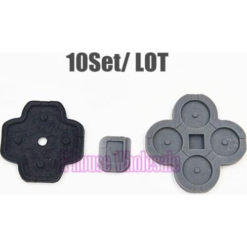 [10Set/ LOT] L R Button Conductive Rubber Pad Replacement for Nintendo for 3DS