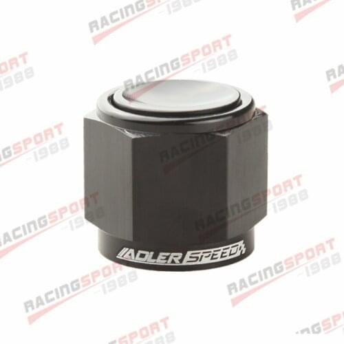 -8 AN AN8 Flare Cap Plug Aluminum Block Off Fitting Adapter Black