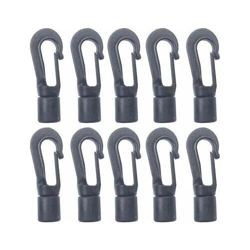 8mm Shock Cord Bungee Hooks Karabiner For Fixing Tarpaulins, Banners and Covers