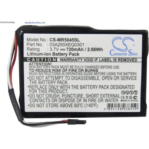 Cameron Sino 720mAh Battery 03A250XEQ0301 for Magellan RoadMate 5045, 5045LM, 5045-LM