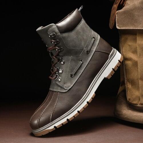 Boot fashion man sneakers sale mens casual for home autumn brown hombre de sports tenis flat sport para boots winter long 2020