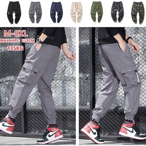 Cargo Pants Men Many Pockets Cotton Camo Camouflage Pantalones Tactical Militar Jogger Sweatpants Teenager 7XL 8XL Male Trousers