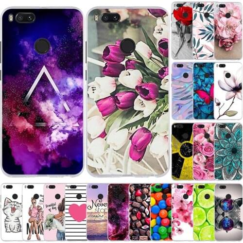 Case For Xiaomi Mi 5X Mi A1 Case Cover Soft TPU Back Cover For Xiaomi Mi A1 Phone Cover Funda Coque Capa Shell Bumper Protective