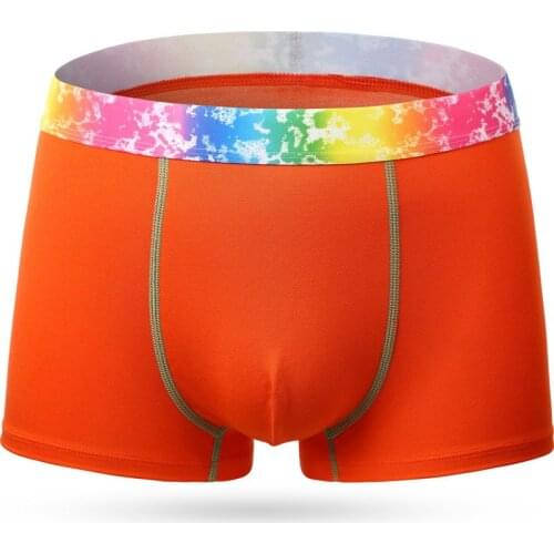 DENNYLITER 2pcs/lot Modal Men Underwear Men Boxers Male Panties Breathable Boxer Men Patchwork Underpants Comfortable Shorts