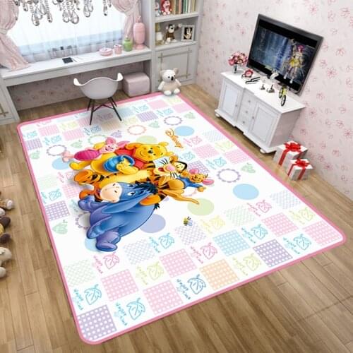 Childrens cartoon Disney game mat carpet hallway door mat bedside floor living room carpet non-slip absorbent bathroom carpet
