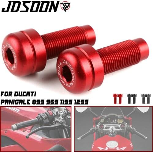 For DUCATI Panigale 899 959 1199 1299 Handlebar Hand Grip Bar Ends Cap Slider Motorcycle Accessories