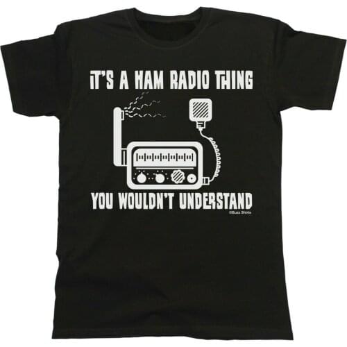 Its A HAM RADIO Thing Mens ORGANIC Cotton T-Shirt Christmas Birthday Gift Funny