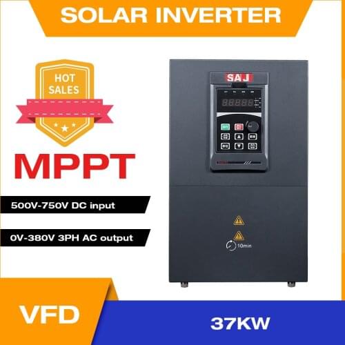 37KW VFD Solar Inverter 3HP Output 380V Water Pump Driver Speed Control