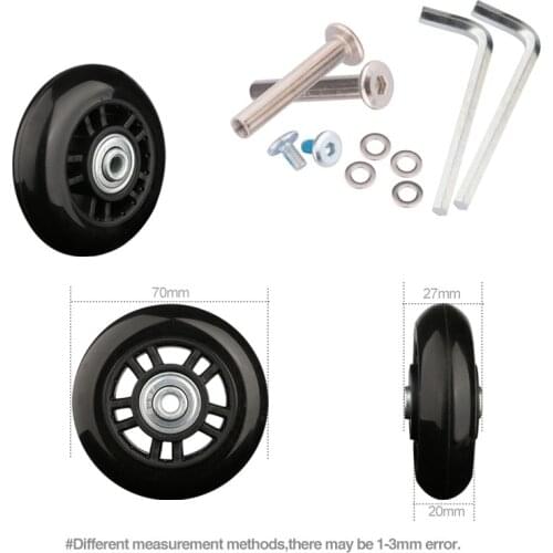 Luggage wheel replacement aircraft suitcase roller wheel mute wheel reel maintenance shock absorption 20 inch 26 inch