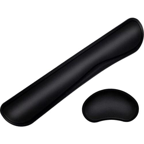 Mouse Wrist Rest Pad Keyboard Wrist Rest Support Memory Foam Set For Easy Typing Wrist Pain Relief Ergonomic Office Gaming PC