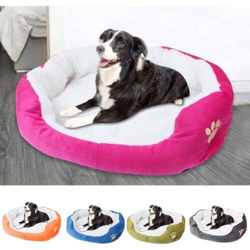 Small Pet Dog Cat Bed Puppy Cushion House Pet Soft Warm Kennel Dog Mat Blanket Pet Puppy Kitten Sleeping Beds
