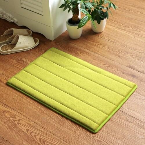 Memory Foam Doormats Bathroom Bath Mats Anti-slip Kitchen Area Rug Bedroom Floor Carpets Bedside Mats Entrance Hallway Mats