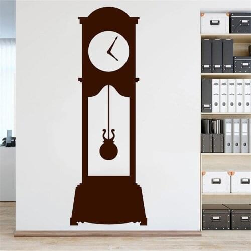 Grandfather Clock Wall Decals Decor Custom Vinyl Stickers For Bedroom Living Room Modern Art Waterproof DIY Murals DW6428