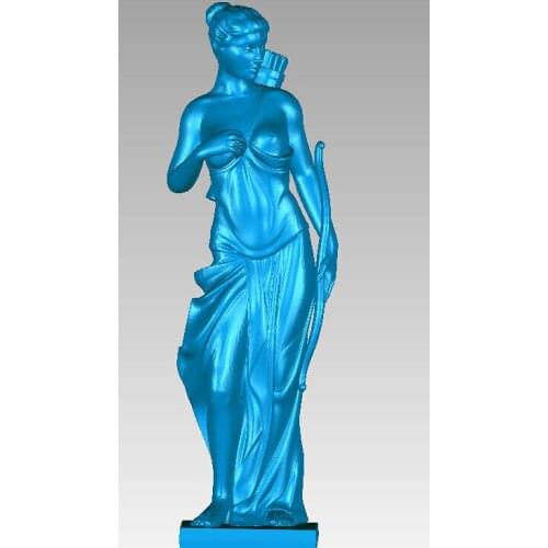 New 3D model for cnc 3D carved figure sculpture machine in STL file format Western culture, naked women-13