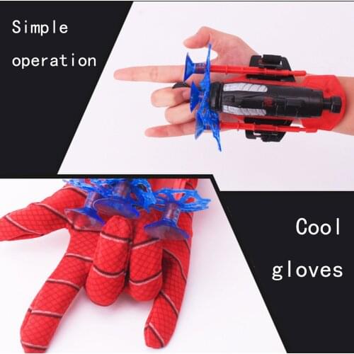 Newest!Sensory Fidget Toys Sipder Jet Gloves Christmas Halloween Gifts Funny Autism Children Party Interaction Launcher Game Set