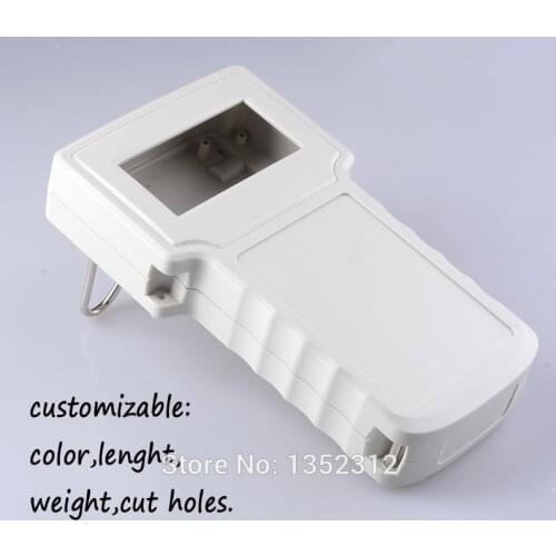 One pcs 238*134*58mm Handheld instrument shell plastic project box electronic cases abs DIY control enclosure