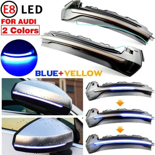 Dynamic Scroll LED for Audi A3 S3 8V RS3 Turn Signal Light 2014 2015 2016 2017 2019 2020 Mirror Indicator blinker sweeping
