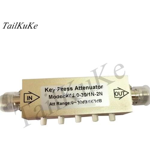 Type N 30DB Key Press Adjustable Attenuator 1dB Step-by-step Attenuator Passive RF Attenuator