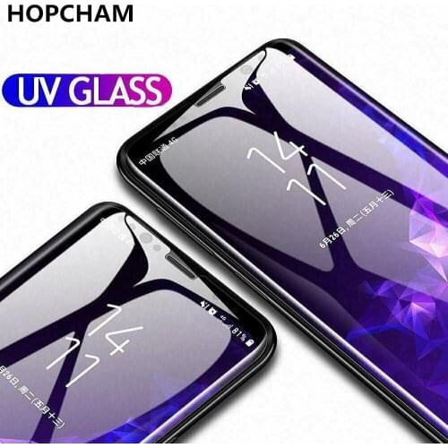 6D UV Liquid Nano Screen Protector For Samsung Galaxy S10 Note 9 8 S9 S8 Plus S7 Edge Full Coverd Tempered Glass For OPPO Find X