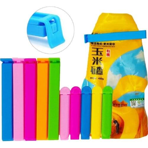 1pcs Portable New Kitchen Storage Food Snack Seal Sealing Bag Clips Sealer Clamp Plastic Tool Kitchen Practical Accessories