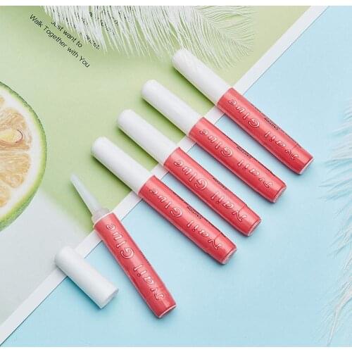 10Pcs 2g Transparent Non-marking Adhesive Nail Glue False Tips Sticky Paste