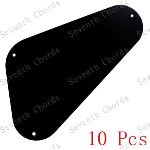 10 Pcs/Lot Plastic Bass Guitar Cavity Cover Cover Back Plate Wiring BackPlate Guitar Pickguard - Guitar Part (HC-1016)