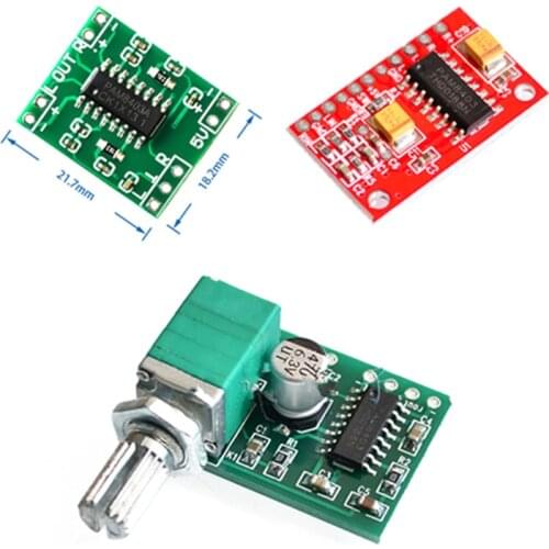 10PCS PAM8403 Super mini digital power amplifier board miniature class D power amplifier board 2 * 3 W high 2.5-5V USB