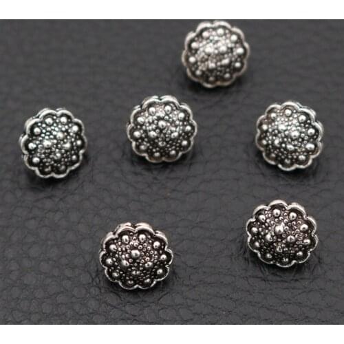 3D Lotus Fruit Metal Pendant, Lotus Fruit Charms, Plant Fruit Charms, DIY Handmade Jewelry Charms, Silver Plated A258 15pcs