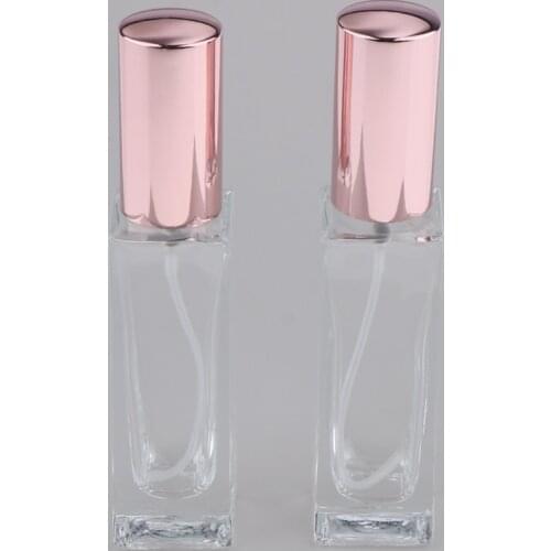 2x Empty Spray Bottle Travel Glass Perfume Pump 30/50/100ml