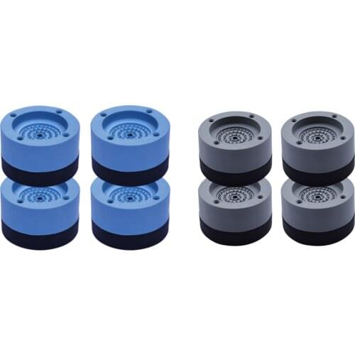 4 Pcs/Set Anti-Vibration Pads Rubber Noise Reduction Vibration Anti-Walk Foot Mount for Washer and Dryer Adjustable Height Washi
