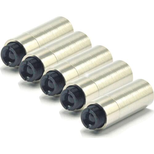 5pcs Adjustable 12x30mm Metal Housing Host Case w Lens for 3.8mm TO-38 Laser Diode LD