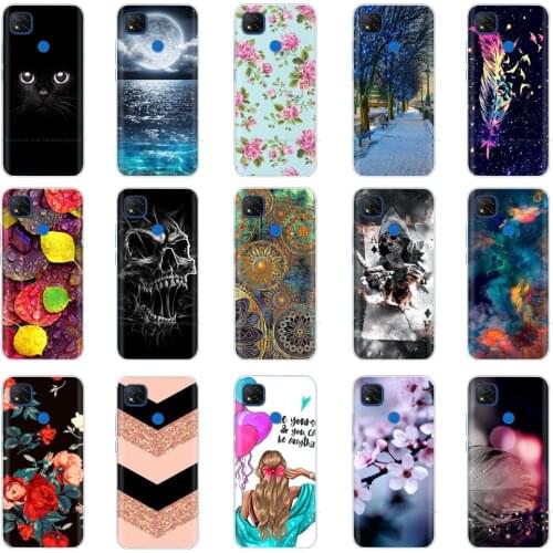 6.53" For Xiaomi Redmi 9C NFC Case Silicone Soft TPU Back Cover Phone Case For Xiaomi Redmi 9C 9 C NFC Silicon Case Cover Hoesje