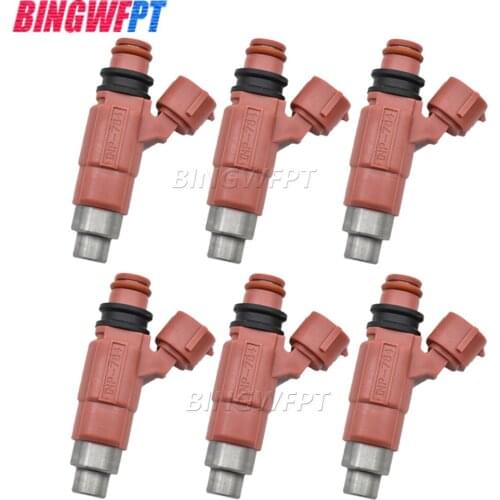 6PCS INP-784 INP784 Fuel Injector Nozzles For Nissan Vanette For Mazda E220 2.2L L4 For Mitsubishi 1992-2002