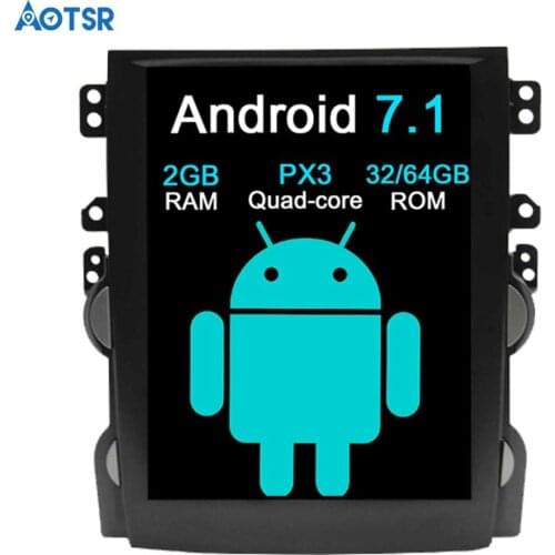 Aotsr Android 7.1 Tesla style plus Car No DVD Player GPS Navigation For Chevrolet Malibu 2013 2014 2015 multimedia recorder